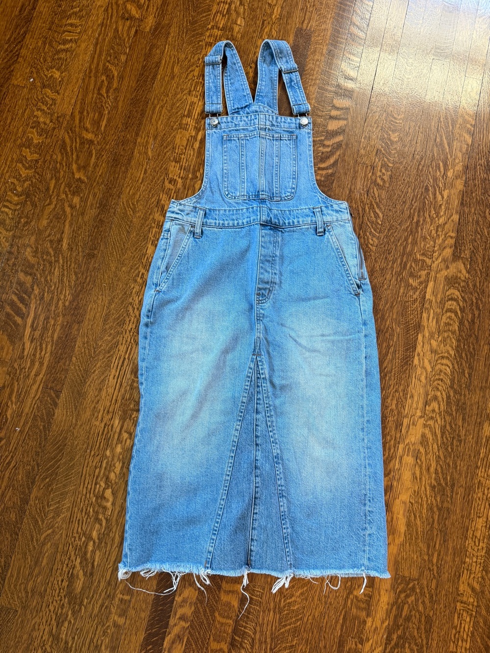 Madewell Light Blue Denim Overalls